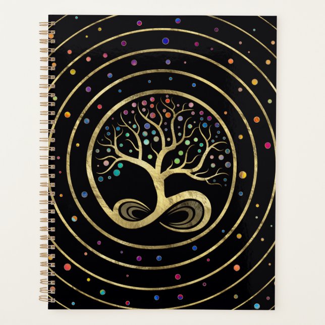 Agenda Árbol de vida - Espiral infinita (Anverso)