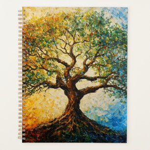 Agenda Árbol del conocimiento - Pintura de petróleo