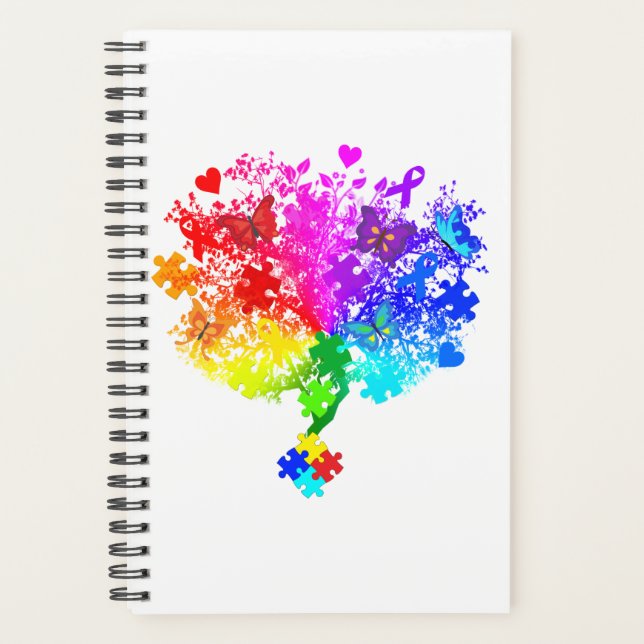 Agenda Árbol del espectro autista (Anverso)