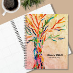 Agenda Árbol rústico<br><div class="desc">Este exclusivo Planner está decorado con un colorido árbol de mosaicos y una elegante tipografía de escritura. Personalizar con tu nombre y año. Utilice la opción Herramienta de diseño para cambiar el tamaño, estilo o color del texto. Porque creamos nuestra obra de arte no encontrarás esta imagen exacta de otros...</div>