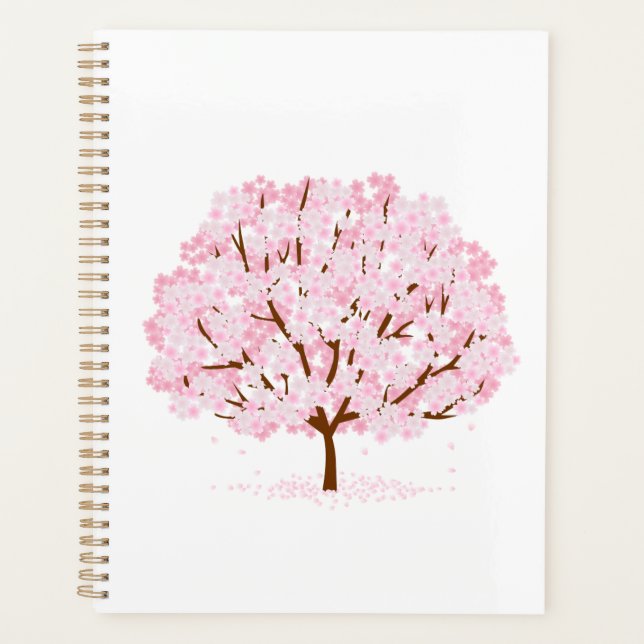 Agenda Árbol Sakura en pleno florecimiento - Elegante dis (Anverso)