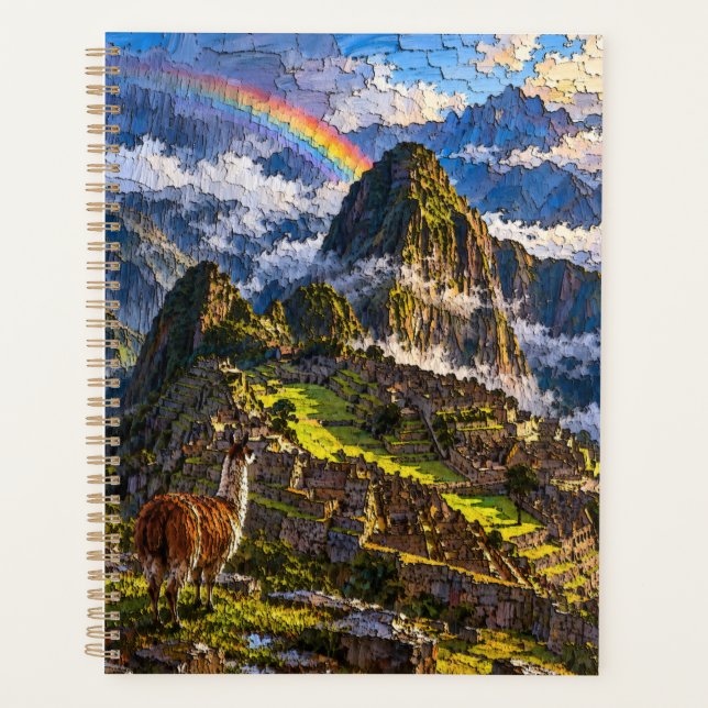 Agenda Arcoíris de Machu Picchu (Anverso)
