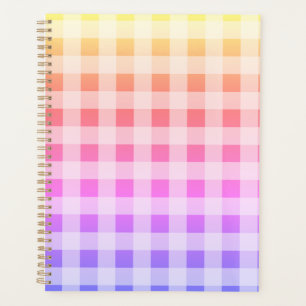 Agenda Arcoiris rosado con Bonito morado