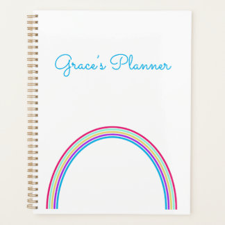 Agenda Arcoiris simple personalizable