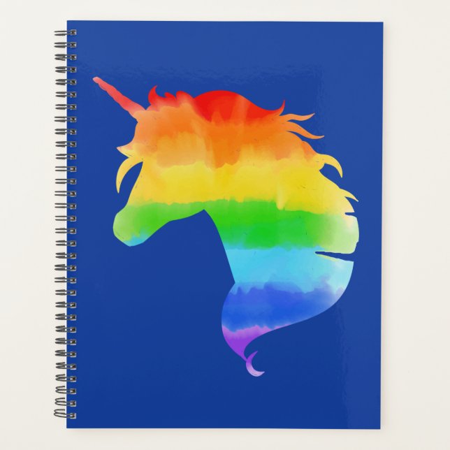 Agenda Arcoiris Unicornio (Anverso)