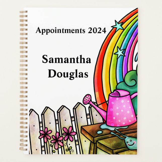 Agenda Arcoiris y jardinería (Anverso)