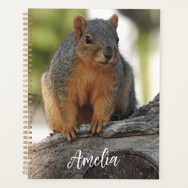 Agenda Ardilla personalizada (Anverso)
