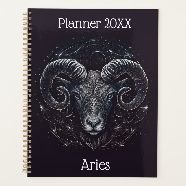 Agenda Aries Zodiac Planner (Anverso)