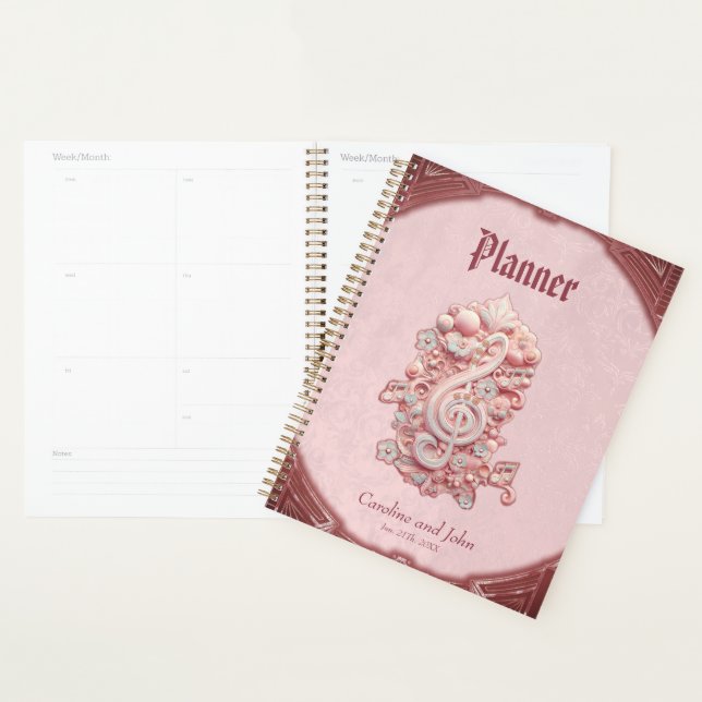 Agenda Armonía en rosa, un majestuoso y estilizado trinqu (Demostración)