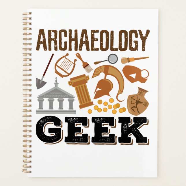 Agenda Arqueología Geek Arqueólogo Estudiante Lover (Anverso)