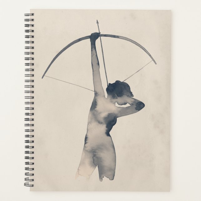 Agenda Arquero acuarela (Anverso)