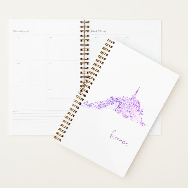 Agenda Arquitectura francesa Le Mont Saint Michel (Demostración)