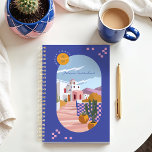 Agenda Arquitectura Grecia retro controlada personalizada<br><div class="desc">Manténgase organizado con estilo con nuestro divertido planificador de arquitectura griega retro. Con una combinación única de motivos arquitectónicos clásicos de grecia y un diseño audaz y vibrante a cuadros en rosa brillante, azul y amarillo, este planificador es una verdadera pieza de declaración. Hazlo verdaderamente tuyo personalizándolo con tu nombre...</div>