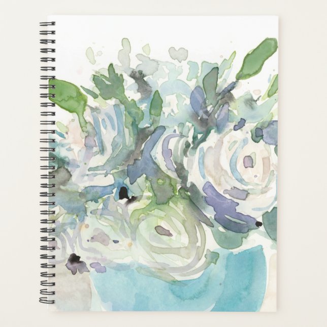 Agenda Arreglo de primavera - Bouquet acuarela (Anverso)