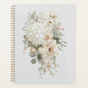 Agenda Arreglos de Flores de Marfil Sticker – Floral Eleg