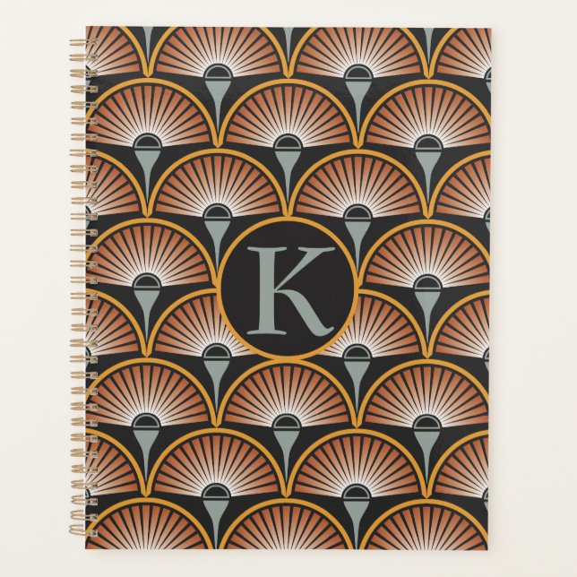 Agenda Art Deco Jazz Age Sunset Jukebox (Anverso)