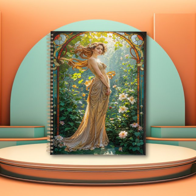 Agenda Art Nouveau Lady of the Lilies (Subido por el creador)