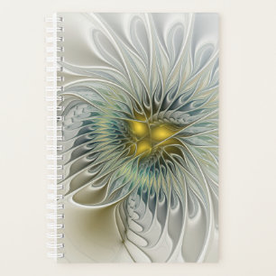 Agenda Arte abstracto fractal de fantasía de flor de plat