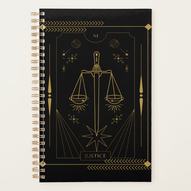 Agenda Arte con tarjeta de Tarot (Anverso)