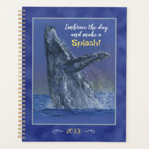 Agenda Arte de ballena con planes semanales y diarios div