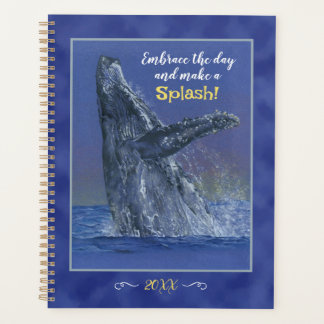 Agenda Arte de ballena con planes semanales y diarios div