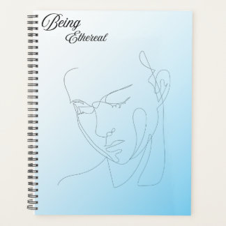 Agenda Arte de Cara con Línea Minimalista