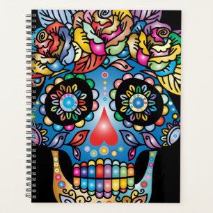 Agenda Arte de cráneo de azúcar, Día de Muertos