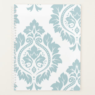 Agenda Arte de Damasco Decorativo I Azul Huevo de Pato so