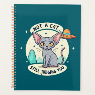 Agenda Arte de dibujos animados sarcásticos de gato Sphyn