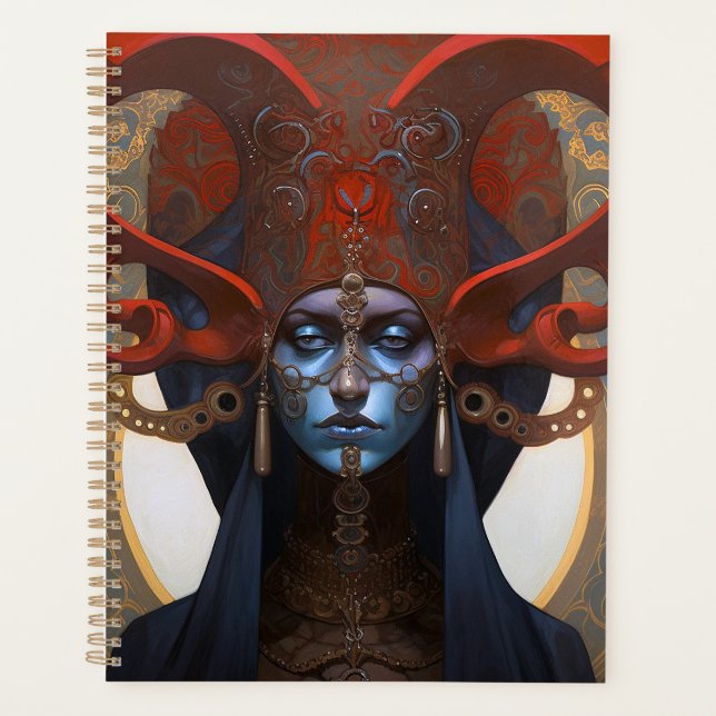 Agenda Arte de fantasía de la diosa reina (Anverso)