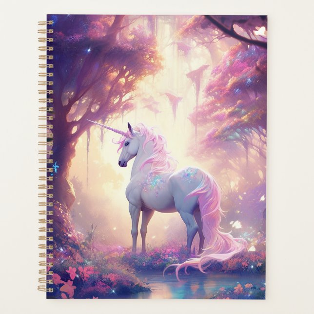 Agenda Arte de fantasía de Unicorn (Anverso)