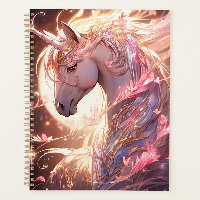 Agenda Arte de fantasía de Unicorn (Anverso)