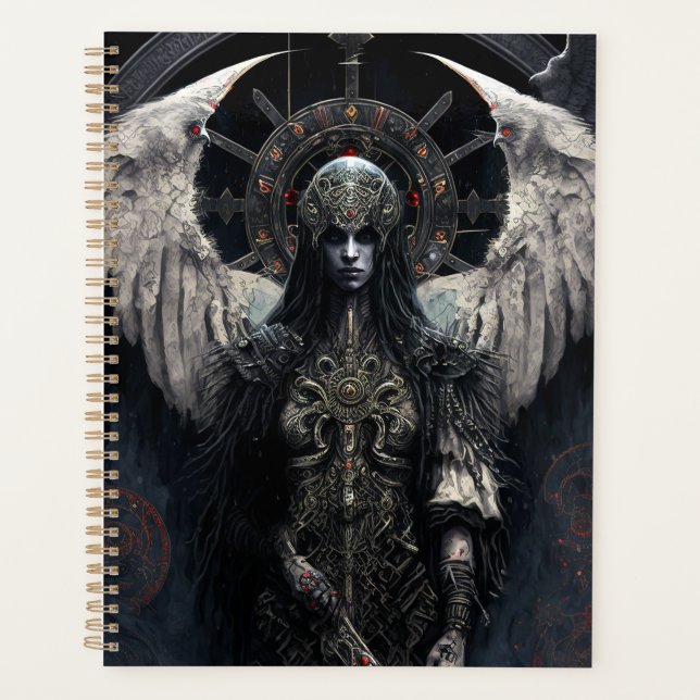 Agenda Arte de fantasía gótica de Dark Angel (Anverso)