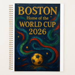 Agenda Arte de fútbol de Boston 2026 Diseño de fútbol