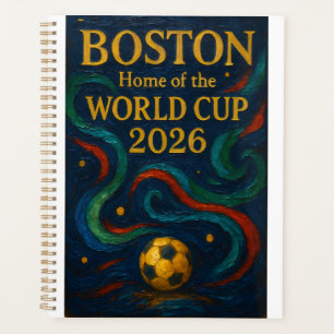 Agenda Arte de fútbol de Boston 2026 Diseño de fútbol