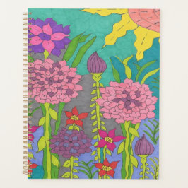 Agenda Arte de jardín floral de primavera 