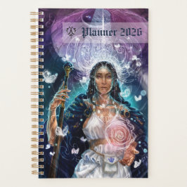 Agenda arte de la carta de la Suma Sacerdotisa del Tarot