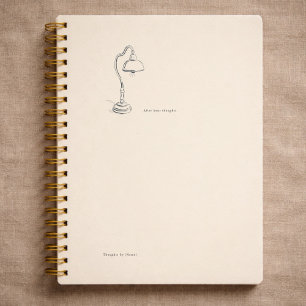 Agenda Arte de línea minimalista introvertido regalo Quie