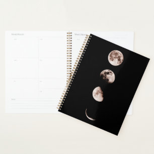 Agenda Arte de pared de fases lunares – Decoración celest