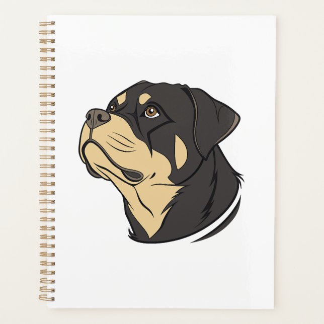 Agenda Arte de perro Rottweiler (Anverso)