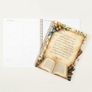 Agenda Arte de versículo cristiano bíblico Filipenses 4:6