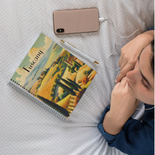 Agenda Arte de Viaje del Campo Toscano Vintage