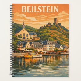 Agenda Arte de viaje vintage del valle alemán de Beilstei