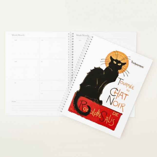 Agenda Arte francés Steinlen Black Cat Classic (Demostración)