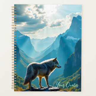 Agenda Arte majestuoso del lobo de montaña
