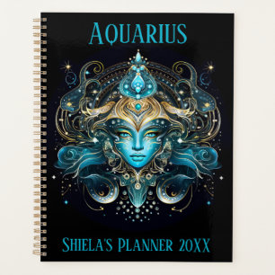 Agenda Arte Místico de Acuario Zodiaco
