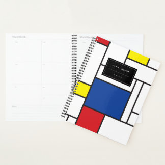Agenda Arte Moderno De Stijl Geométrico Minimalista Mondr