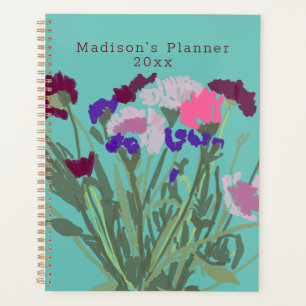 Agenda Arte Moderno Flores salvajes alegres y coloridas +
