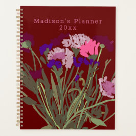 Agenda Arte Moderno Flores salvajes alegres y coloridas +