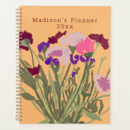 Agenda Arte Moderno Flores salvajes alegres y coloridas +